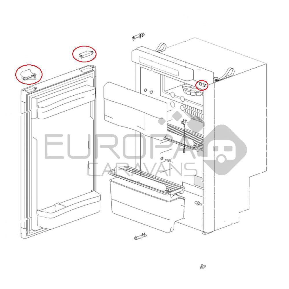 Thetford Koelkastsluiting N4***