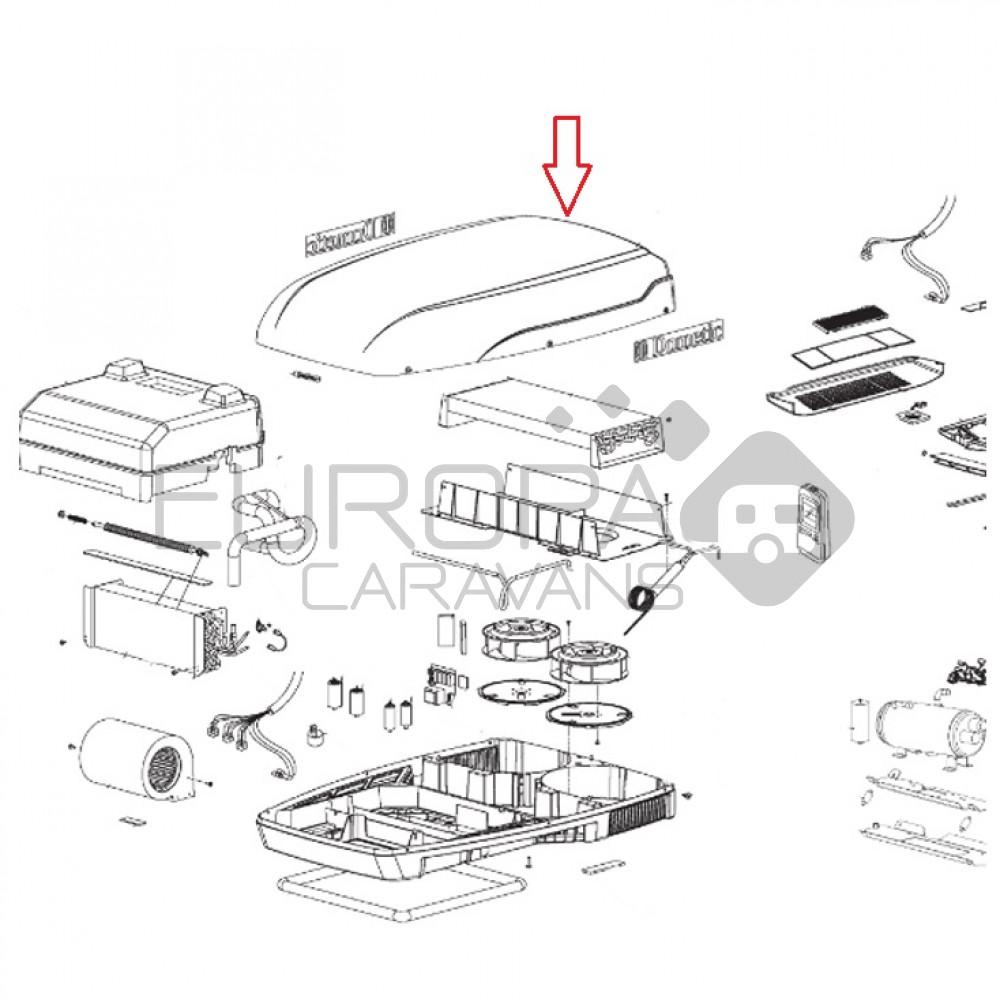 Dometic B2200 Afdekkap Wit