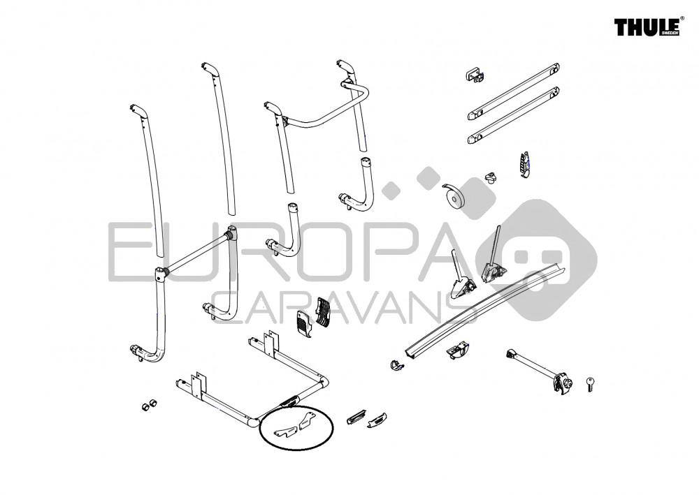 Thule Hoekversteviging Voor Excellent/ Elite G2