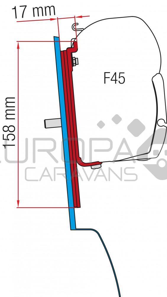 Fiamma Ford Custom Nugget High Roof Kit H2-L2 >2015 F45