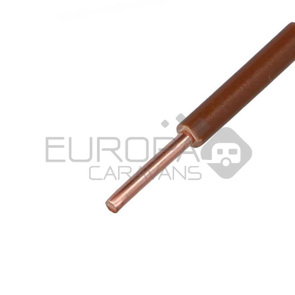 Berker Installatiedraad 2,5mm2 Bruin 100m