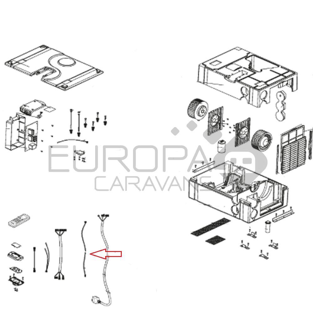 Dometic Verbindingskabel Electrisch Display FreshWell 3000