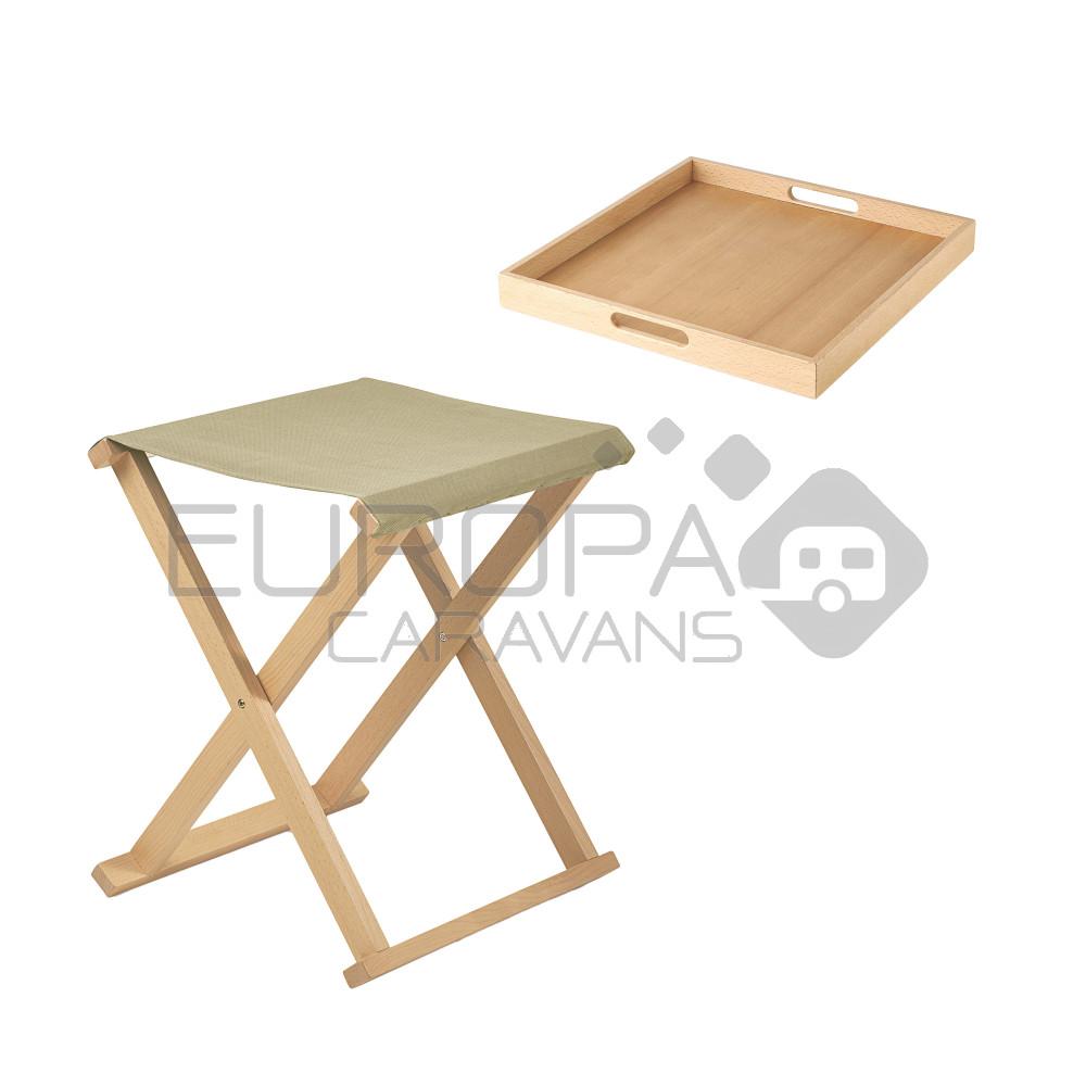 RBL Kruk met Dienblad Zandkleur