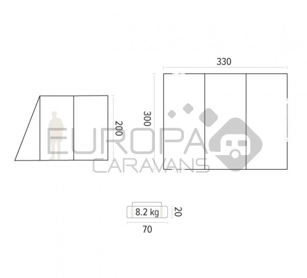 Buscamper Voortent Bivouac Car