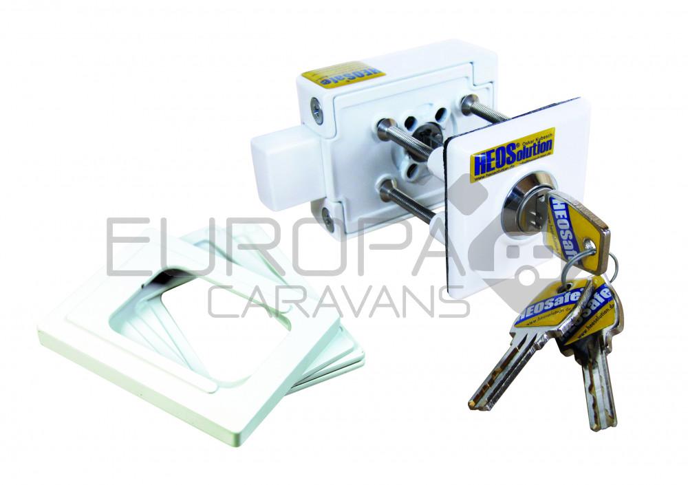 HEOSafe Buitenslot 3 Sloten Zilvergrijs