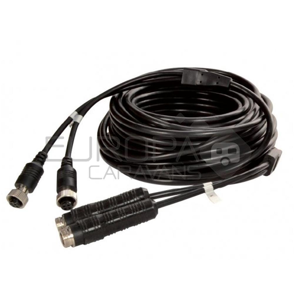 Vechline Videokabel met Dubbele Ingang