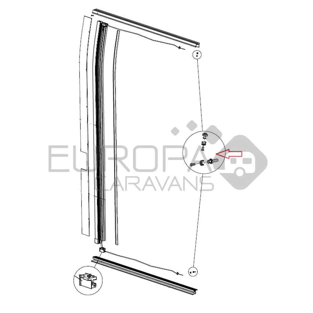 Dometic Hordeur Bevestiging