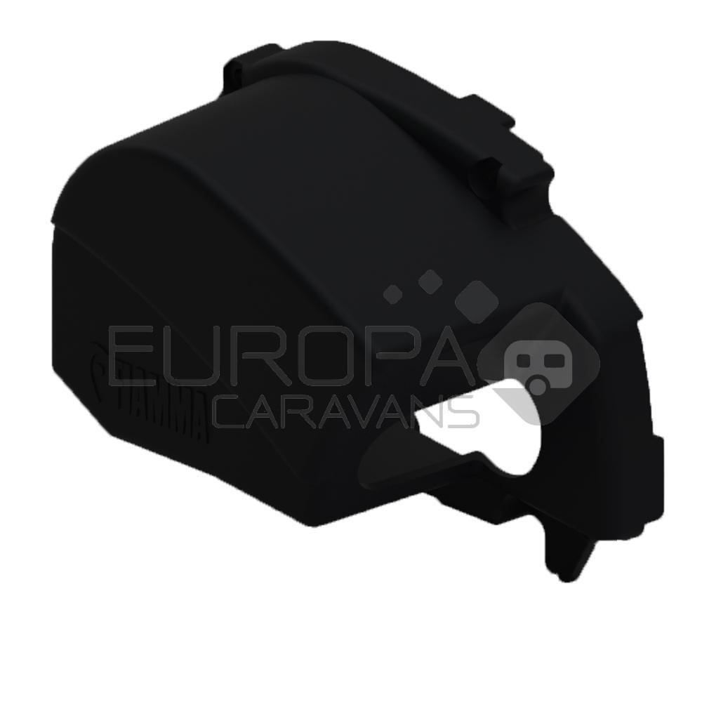 Fiamma F80S Eindkap Links Deep Black