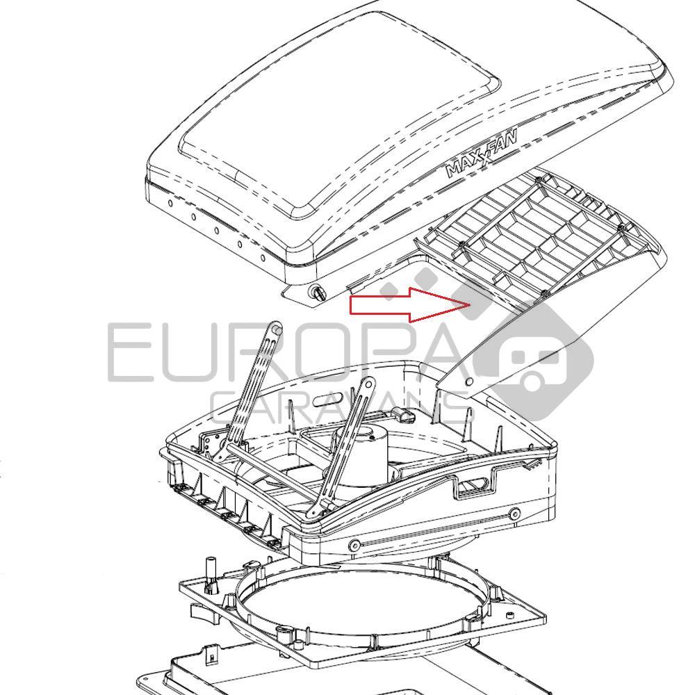 MaxxFan Ventilatie Rooster Frame