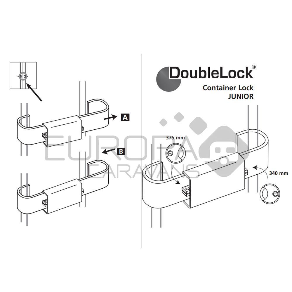 DoubleLock Container Lock Junior