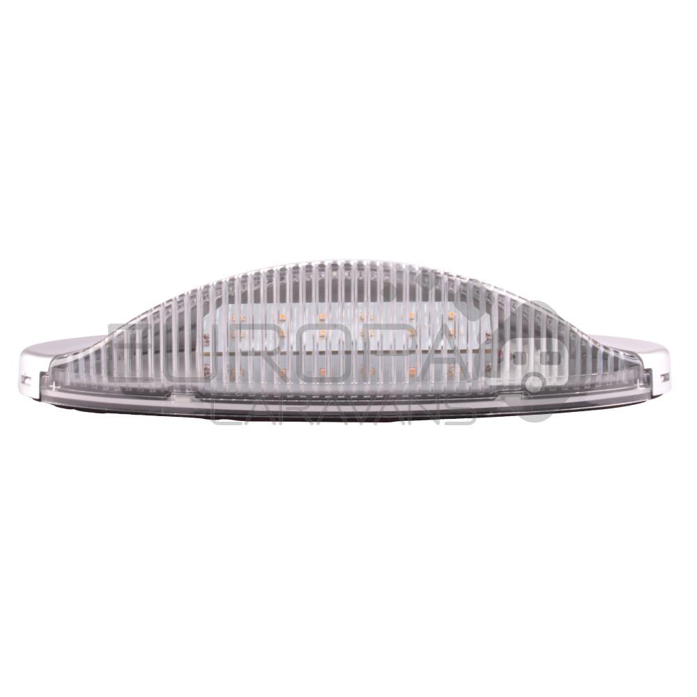Voortentlamp Wave LED Zilver