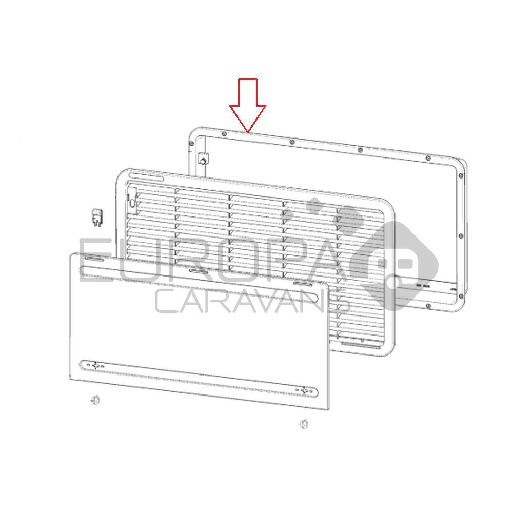 Dometic Inbouwframe Wit