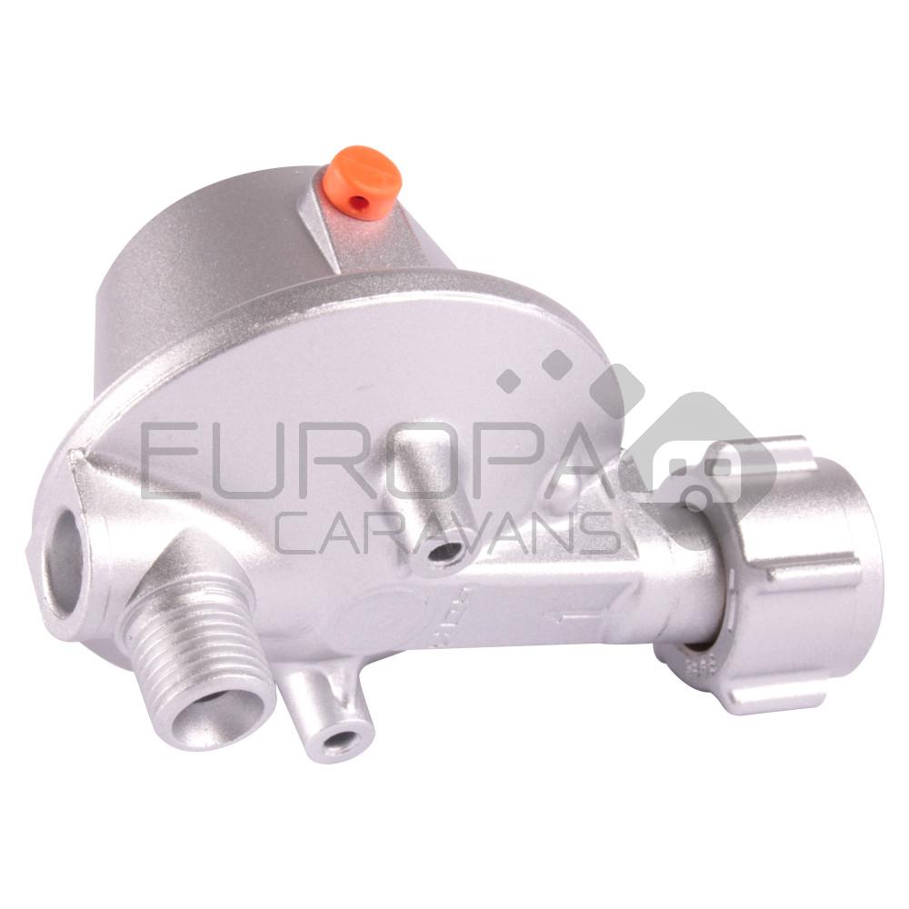 GOK Drukregelaar Haaks 50mb DIN x 1/4L