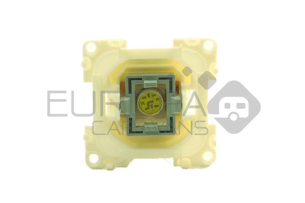 Presto Wipschakelaar met LED Lampje 12V 1-Polig Inbouw S-20.000 Wit