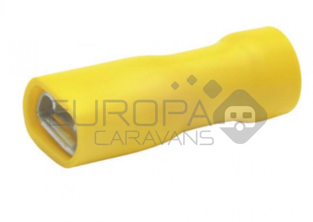 Vlakstekerhuls Geïsoleerd 6.2-3.4mm 100st