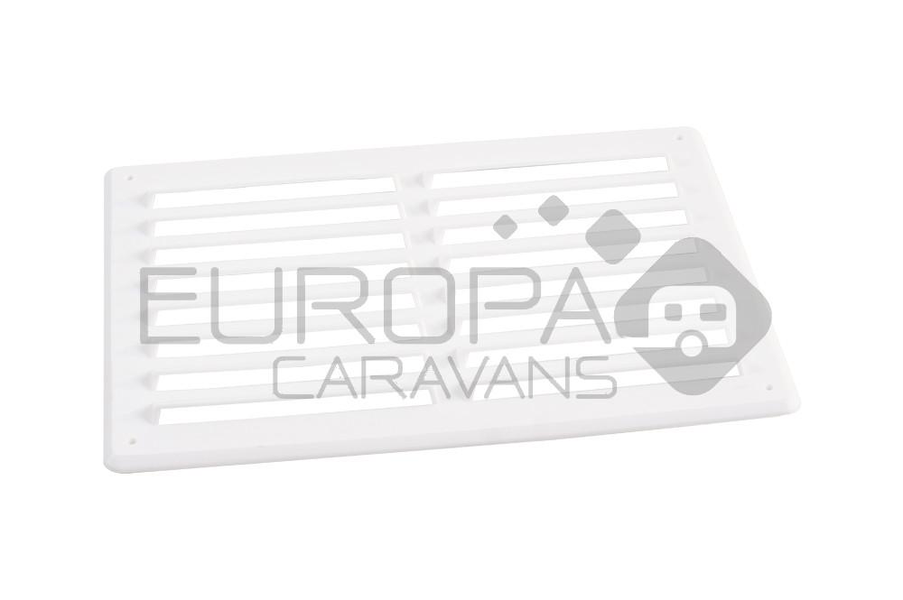 Ventilatierooster Wit opbouw 24.5x17cm