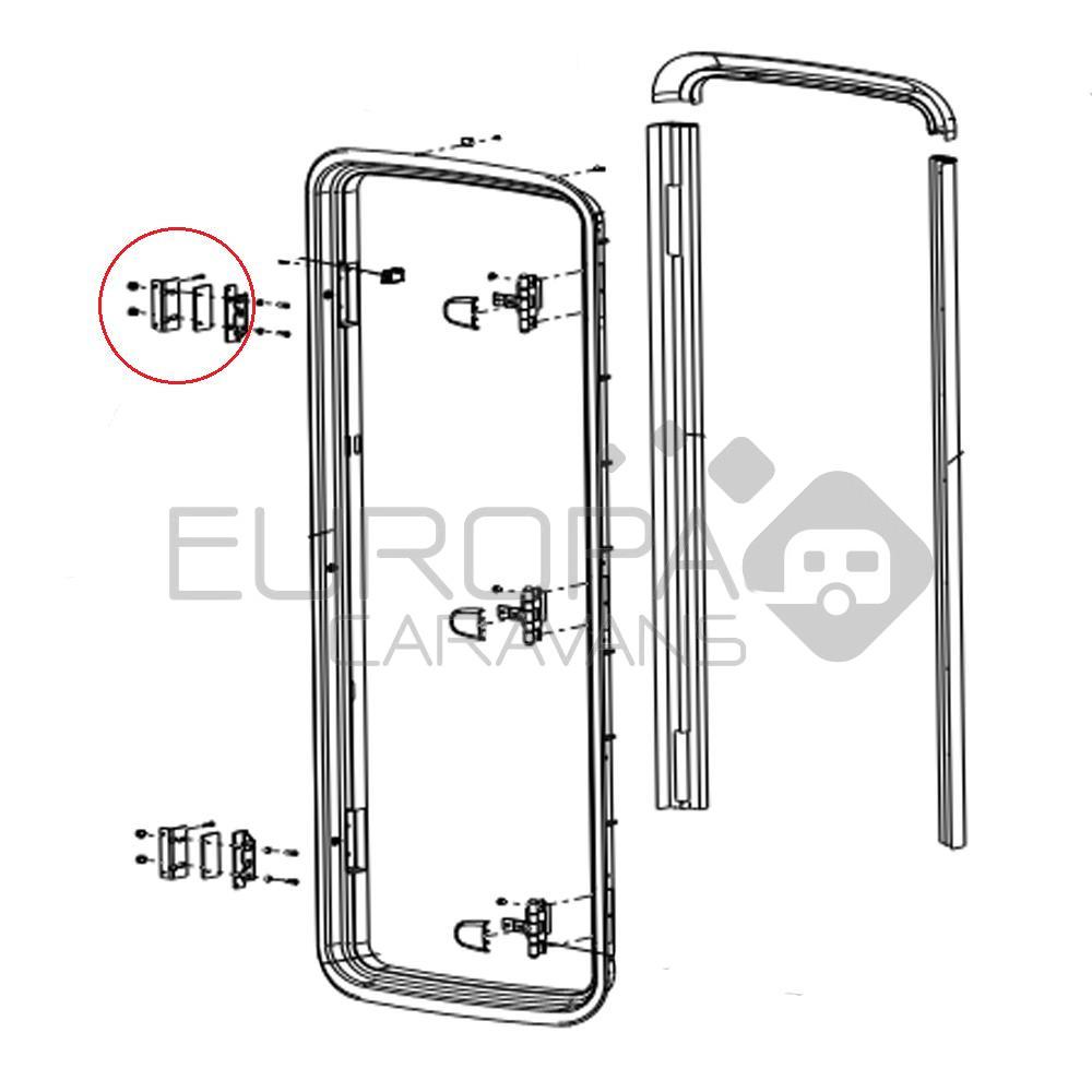 Dometic CaraD-R Deurslot
