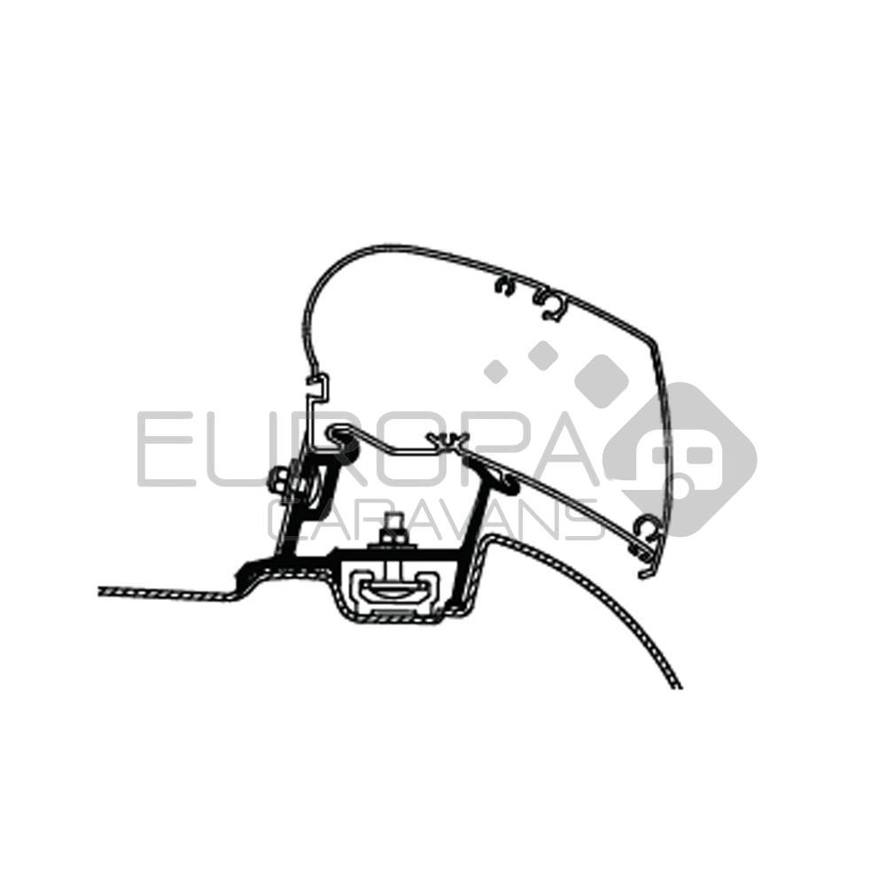 Thule Mercedes Sprinter >2007/VW Crafter Adapter 2007-2016 OE Track