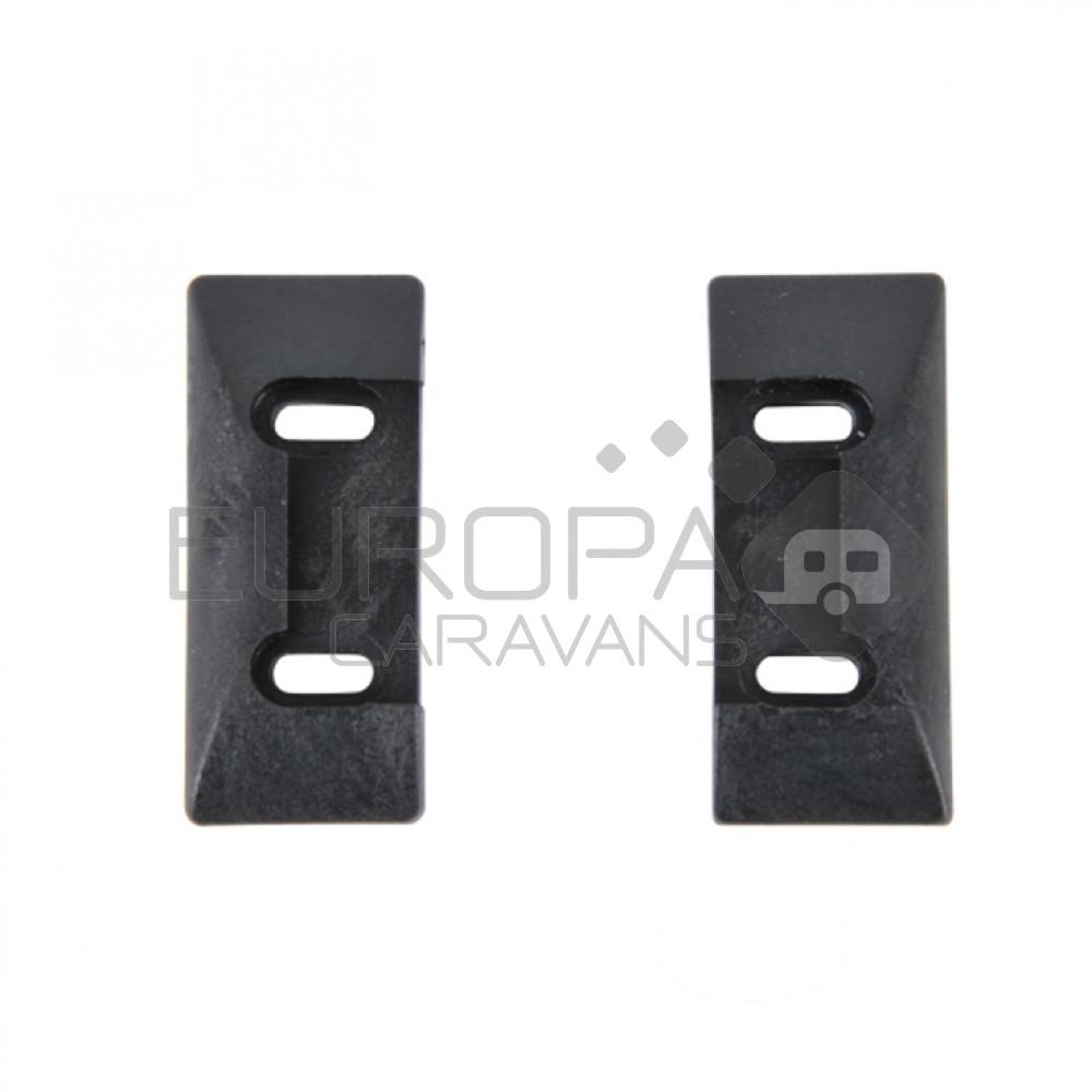 Meubelgreep Sluitstuk voor Combi-Line Zwart 9mm 2st.
