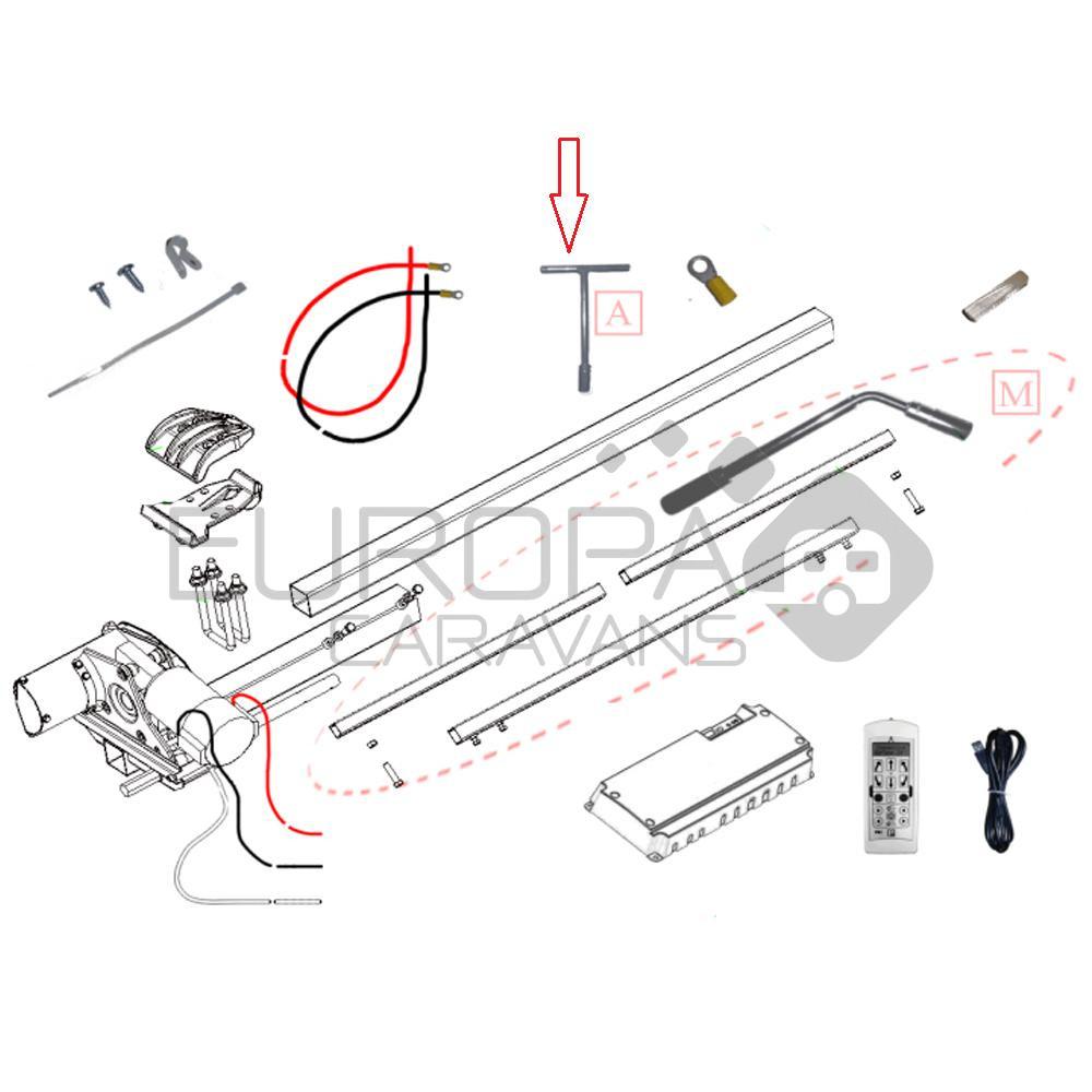 P1 Opzetmotor Noodsleutel
