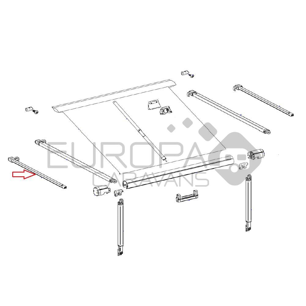 Thule Extender Rafter Arm Assy LH 1200