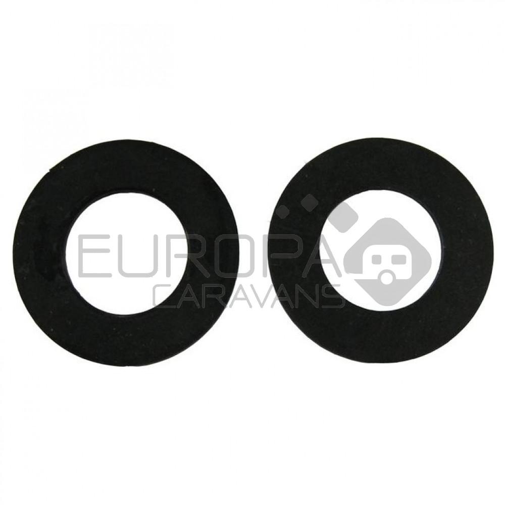 Voor drukregelaar of afsluitdop campinggazfles à 4 stuks