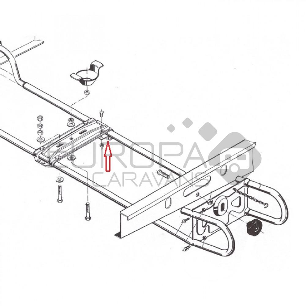 AL-KO Reservewielhouder Klemschaal