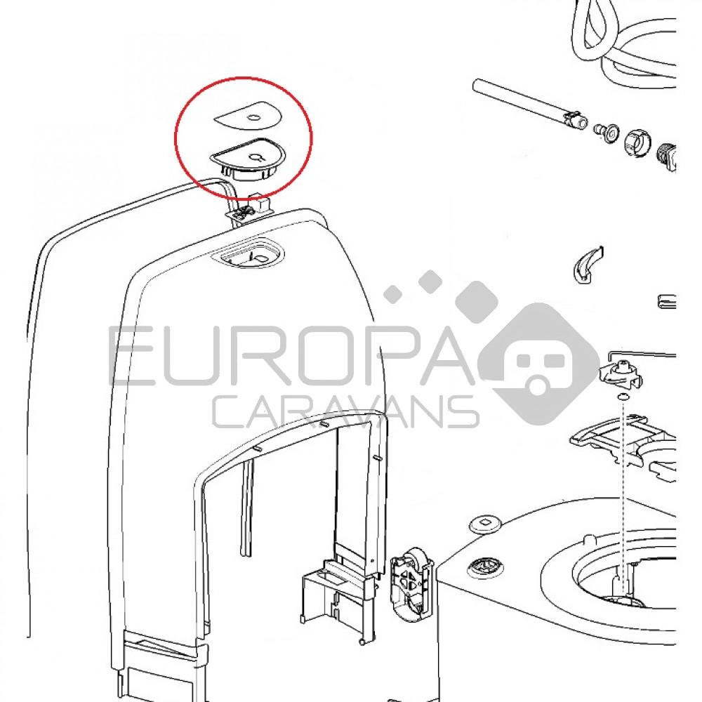 Thetford C223CS Control Paneel