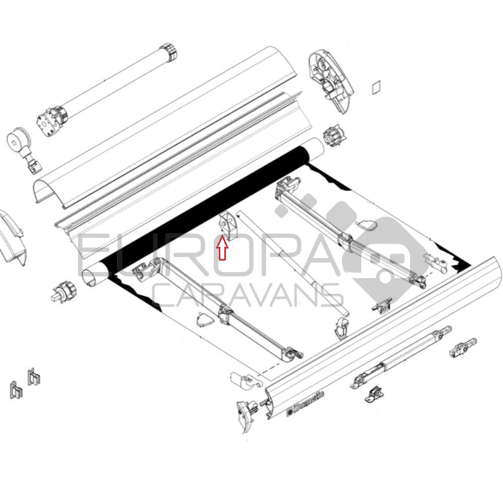 Dometic Tension Rafter Houder PR2000