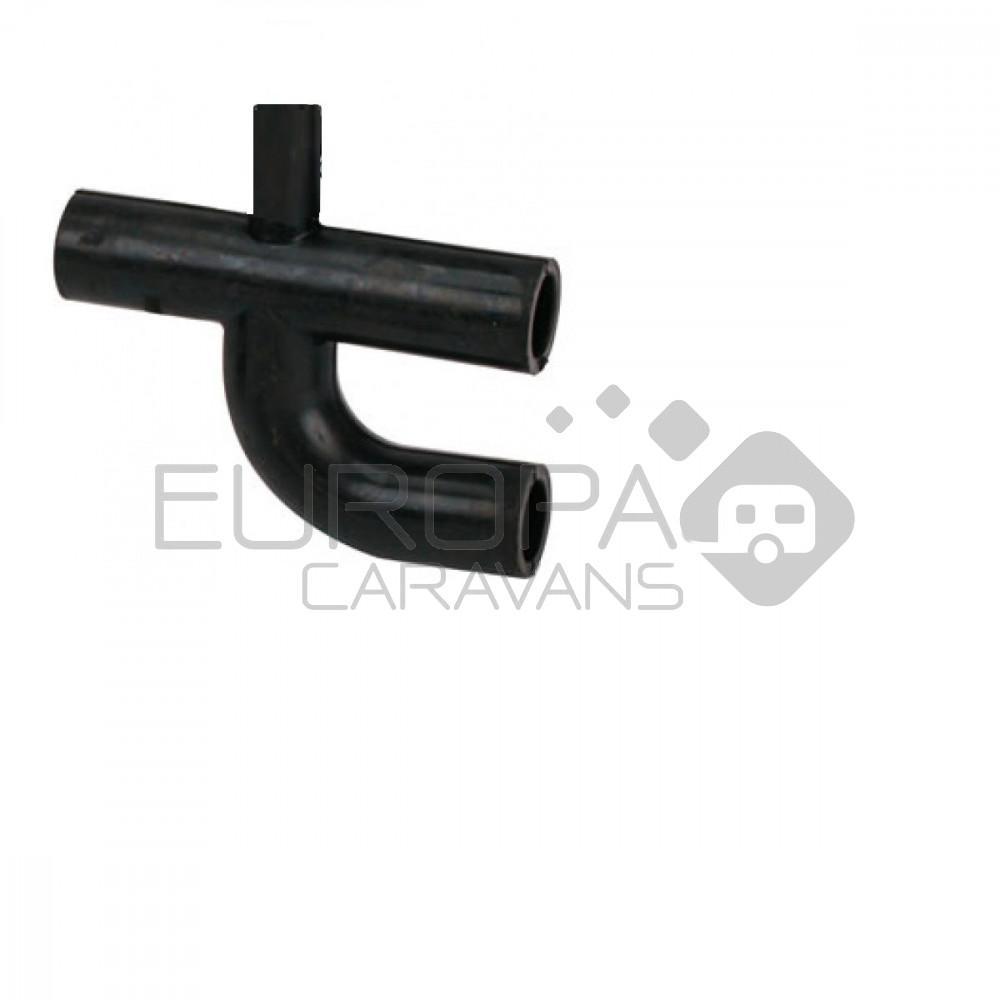 Alde Rubber Y-stuk met ontluchting 13x60 1900-511