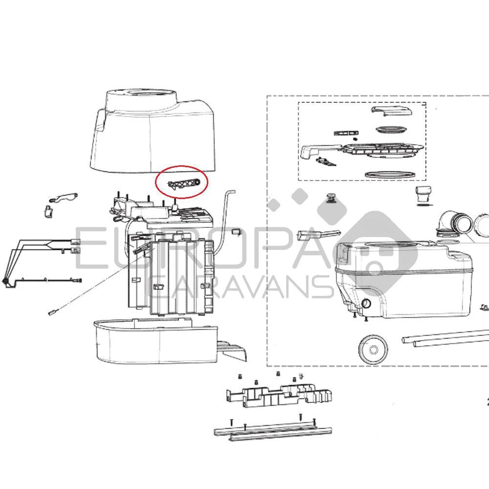 Dometic CT3050 Hendel Zekering Cassette