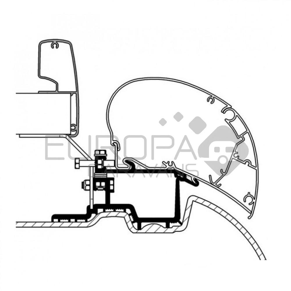Thule optioneel roof adapter Sprinter 6200