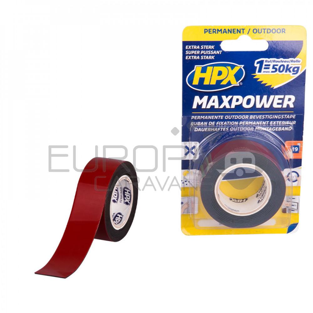 Max Power Bevestigingstape Zwart Outdoor