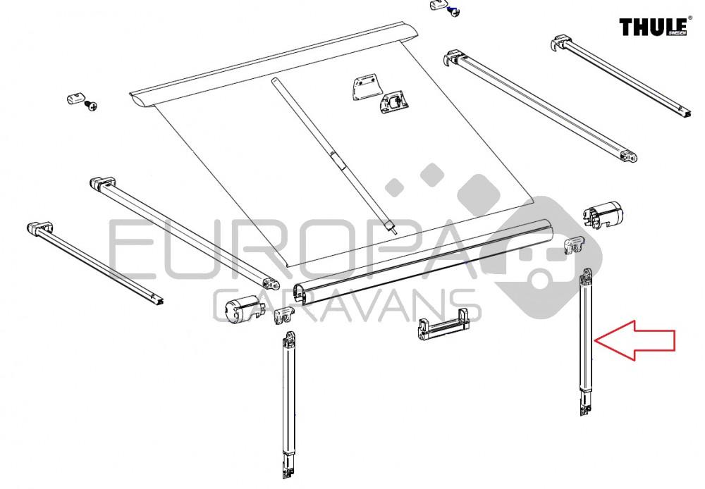 Thule Support Arm 1200 2.30