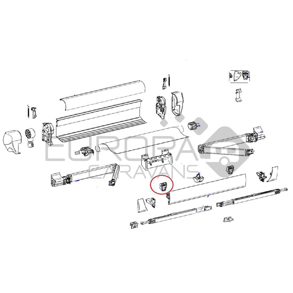 Thule Insert Lead Rail 5003 2st.