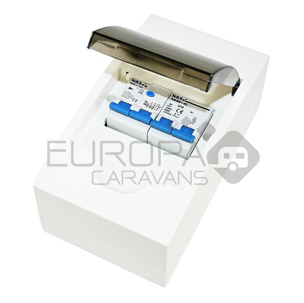 Aardlekschakelaar Crusador Zekeringautomaat 10Amp