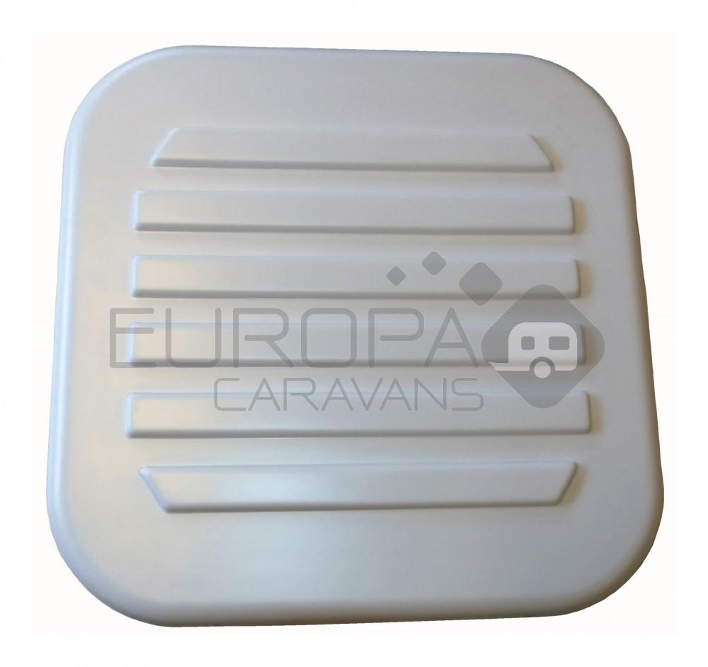 Dakluikkap 60x60cm Wit