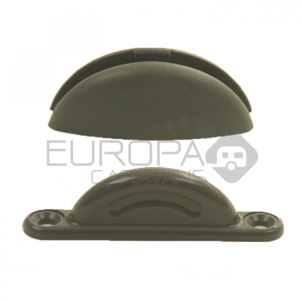 Deurvanger Plopp 2-delig Donkergrijs