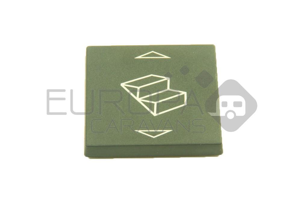 Presto Afdekplaat Wipschakelaar Enkel Opstap Ansor Switch S-20.000 Zwart