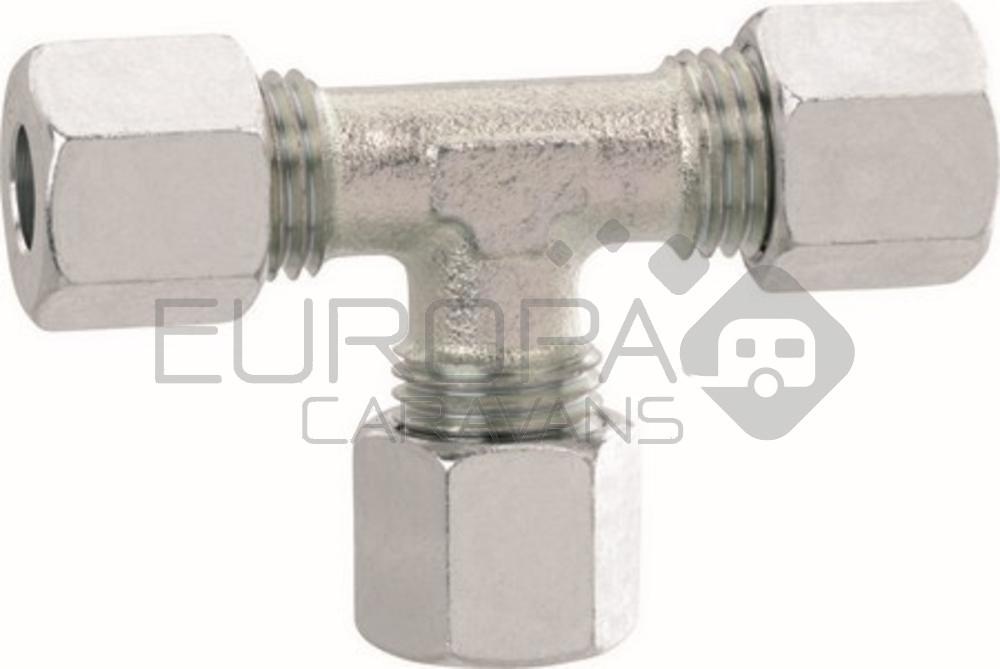 T-Stuk Snijring 2x10mm/1x8mm