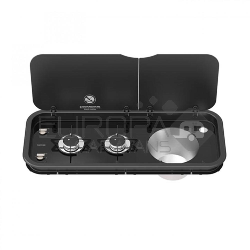 Thetford 2-Pits Kookplaat met Spoelbak Rechts Topline 111