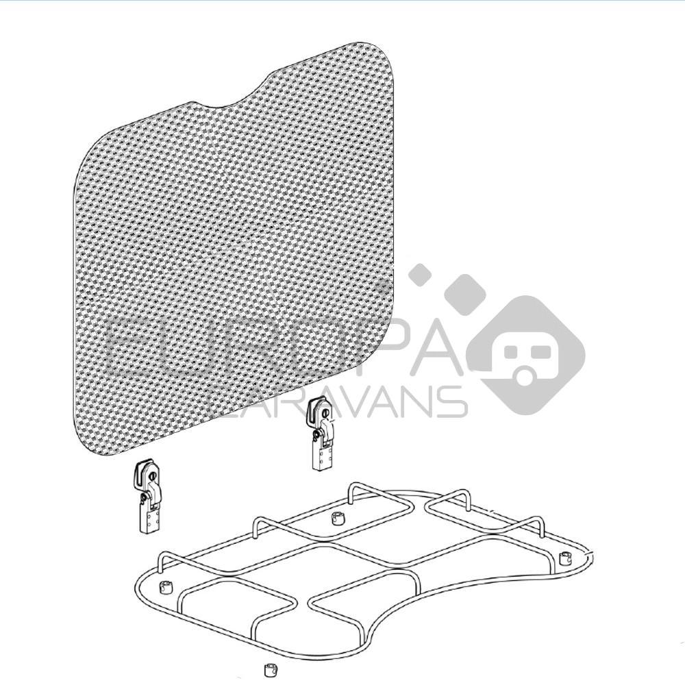 Thetford Hob 340/ 345 Glasplaat