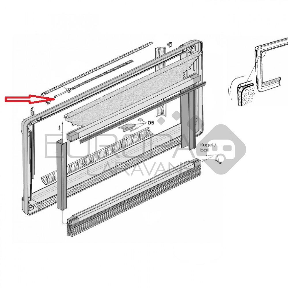 Dometic S5 Veer raam FM80
