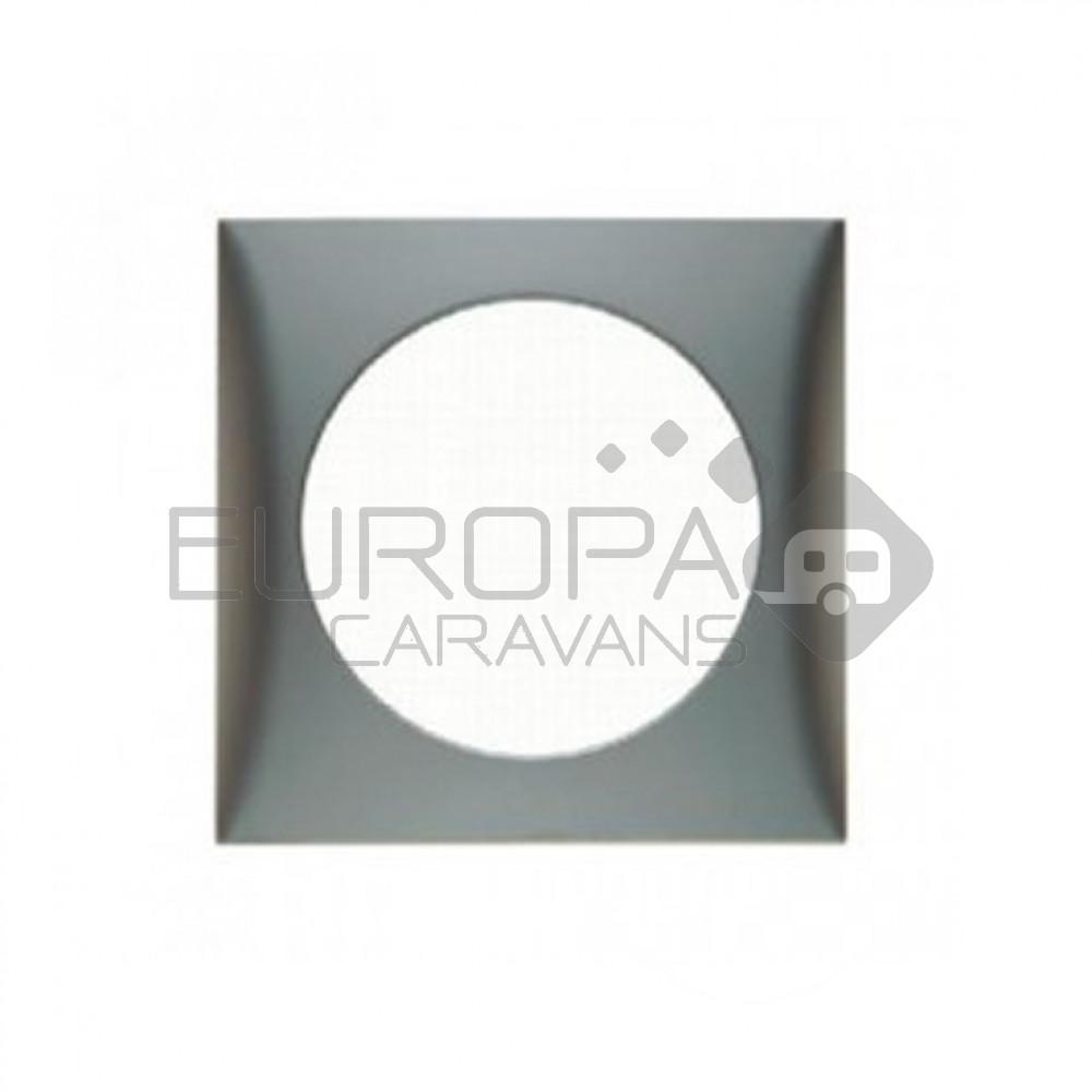 Berker Afdekraam Flow 1-Vaks Chroom Hoogglans