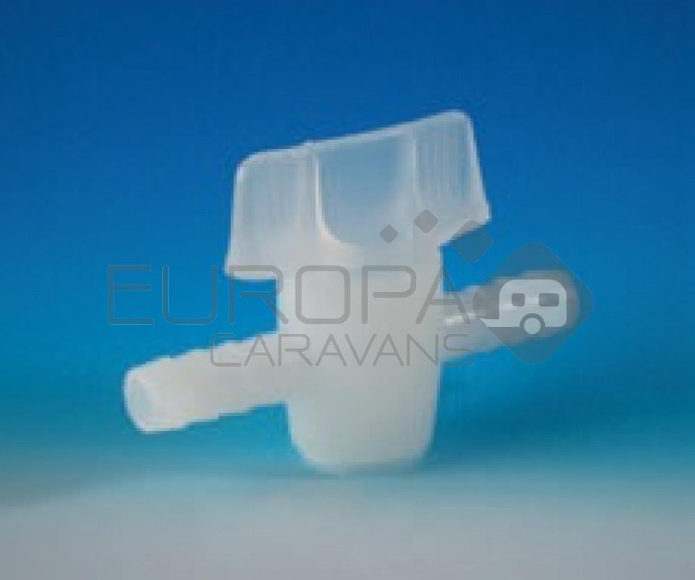 Slangverbinder met Kraan 10x10mm