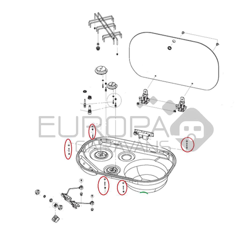 Dometic Montagekit MO7103