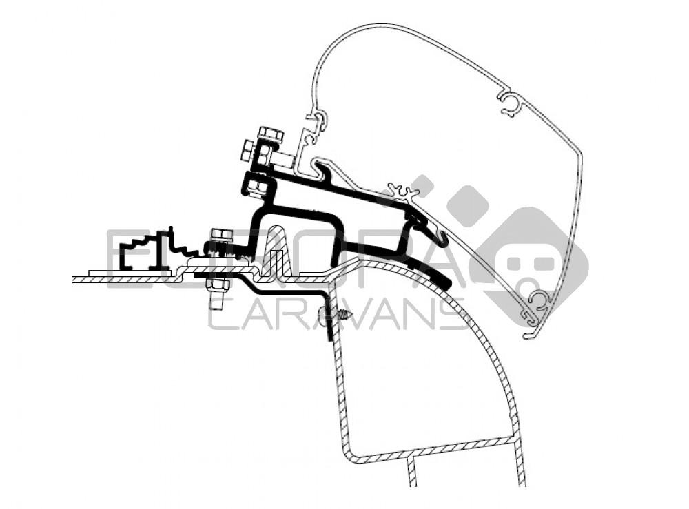 Thule Renault Master/Opel Movano Adapter 1998-2010