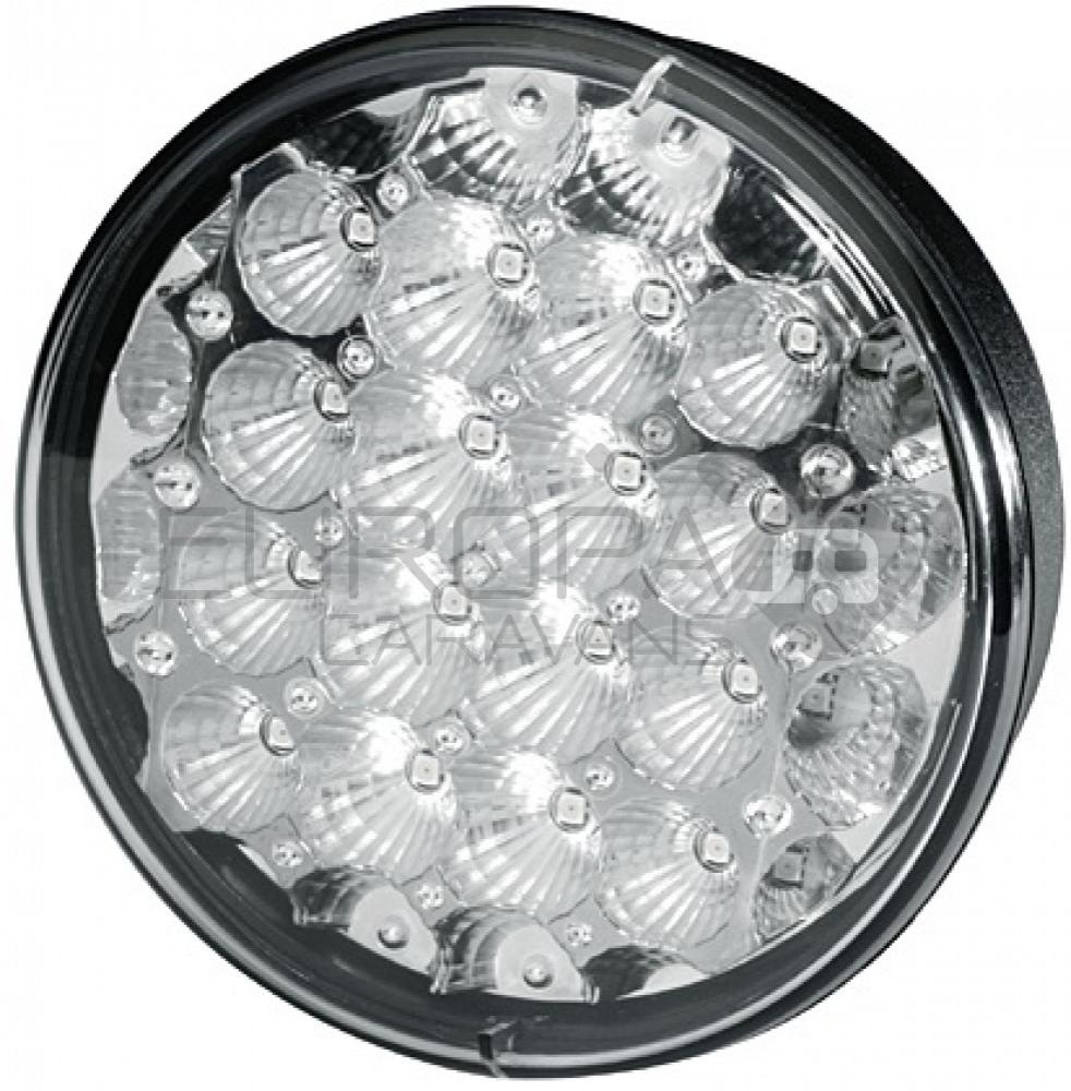 Hella Knipperlicht 24 LEDs Rond Wit 12/24V