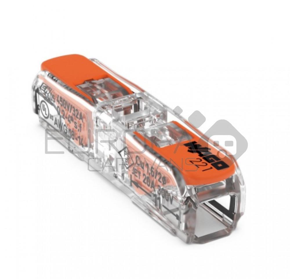 Wago 221 Lasklem Doorsteek 60st.