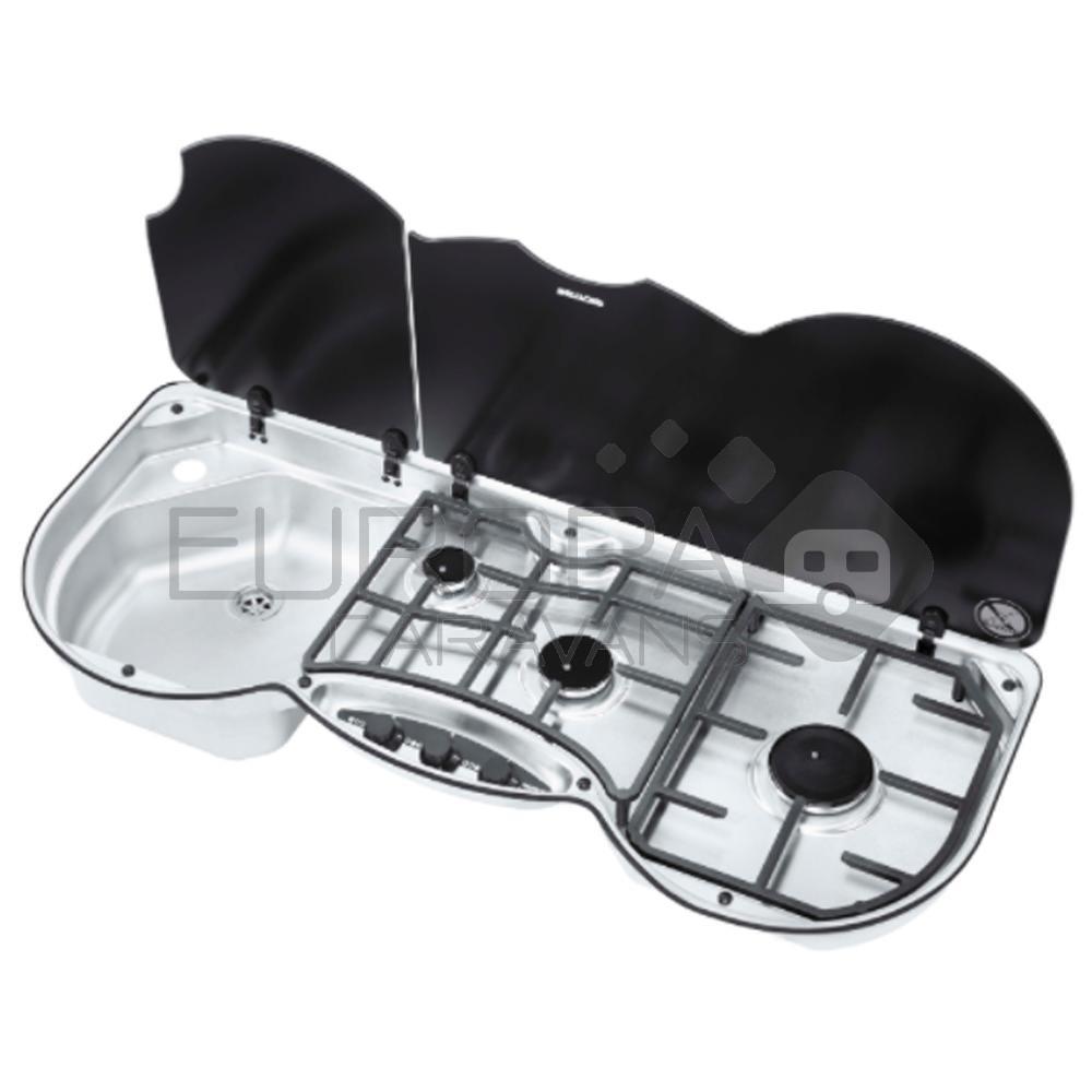 Thetford 3-Pits Kookplaat met Spoelbak Serie 353